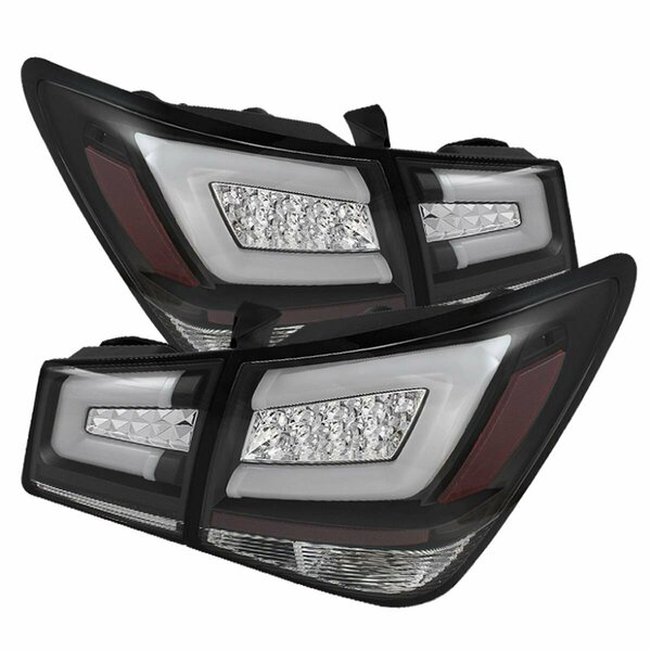 Spyder LED Tail Lights Bar for 2011-2014 Chevy Cruze - Black 5076595